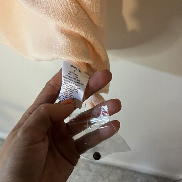 MISS ME women's pink embroidered floral tank top S lined tassels cottagecore - Picture 6 of 10